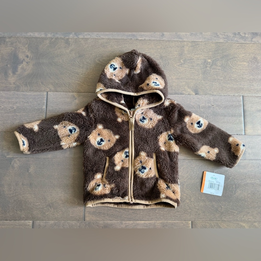 NWT Little Me Bear Jacket
